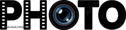 Optical technology focused on a professional photo of a black and white vector tire