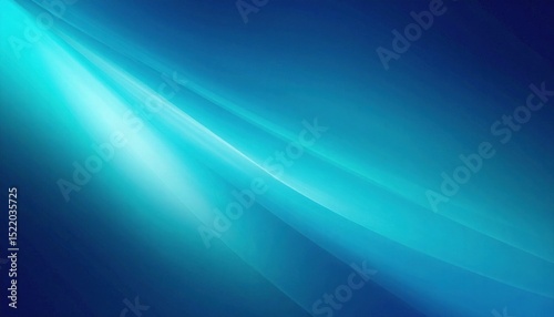 Abstract Blue Gradient Background With Diagonal Light