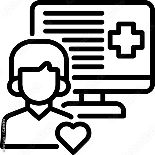 Patient Monitor Icon