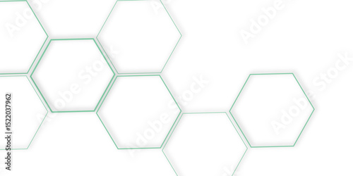 Abstract geometric technology out color line hexagon polygonal honeycomb luxury pattern vector background.	