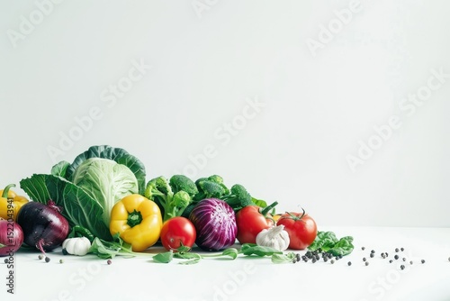 Clear Pixel Image of Soft Focus Illustration of Fresh Seafood on a Plate photo