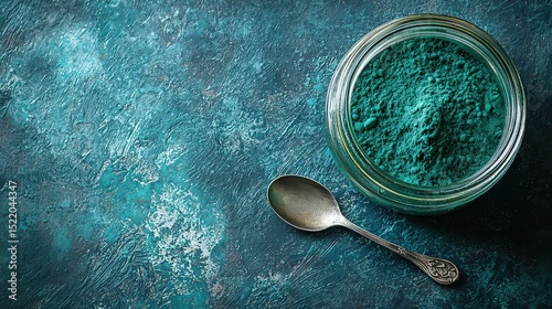 Exploring culinary artistry with spirulina powder kitchen food photography home setting close-up nutrition benefits