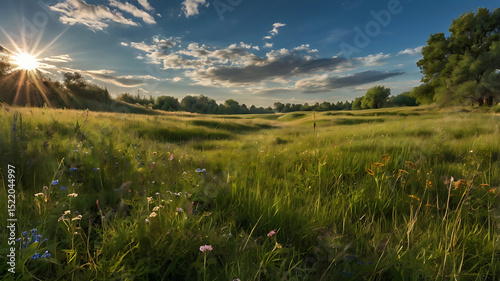 grass and sky