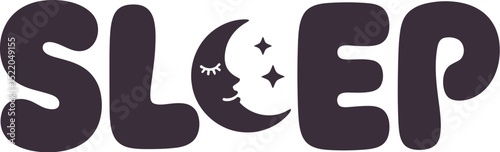 Sleep well tonight: tips for better sleep, sleep hygiene, sleep schedule, sleep habits, sleep routine editable stock vector illustration