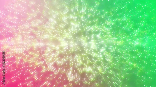 Blurred background of green and pink with white sparkles suitable for spring or summer themed designs, greeting cards, web banners.