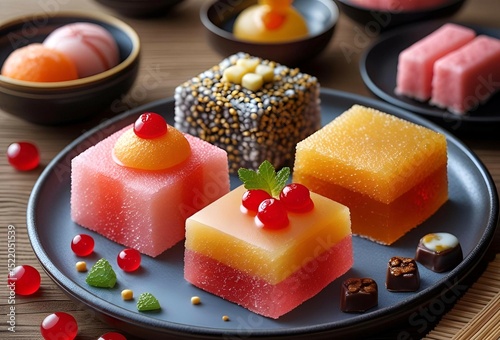 芸術的な日本の菓子