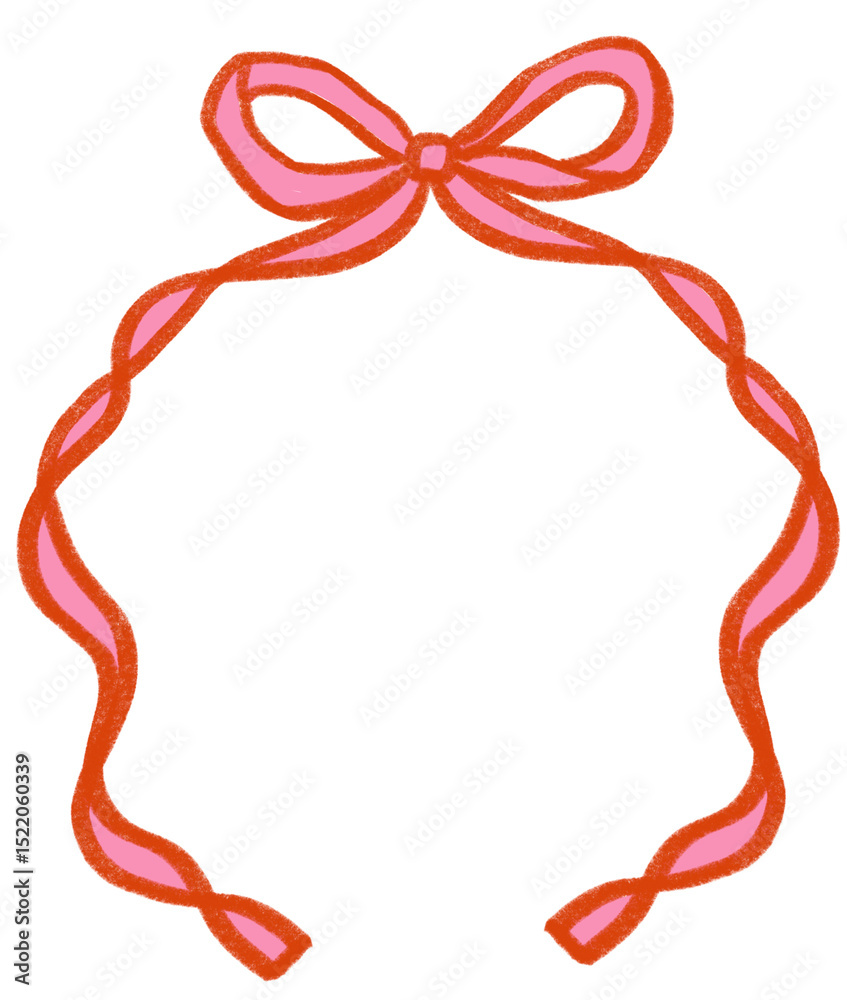 Fototapeta premium ribbon frame illustration