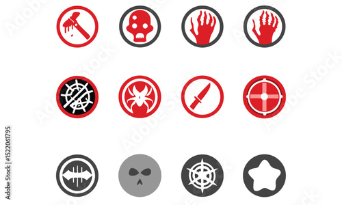 horror vector doodle icon