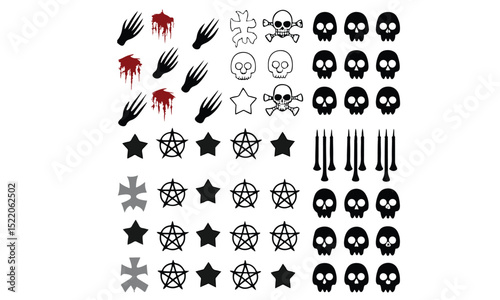 horror vector doodle icon