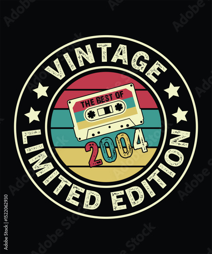 Vintage Limited Edition 2004 Cassette Tape Birthday Gift
