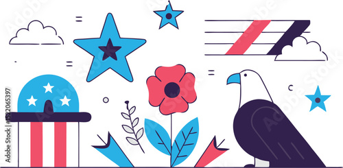 Nautical sea travel elements vector icon set with star symbols for summer holiday design illustration