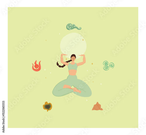 The yoga for fitness is done by all category people  
