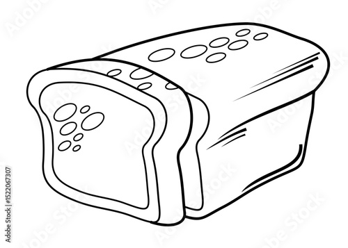 sliced ​​white bread
