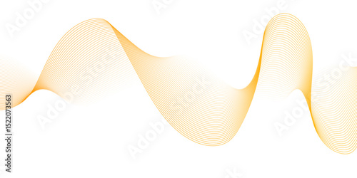 Abstract smooth frequency isolated element creative pink and white wave line blend curve flow technology modern white background. web banner vector beautiful waveform light music energy design.	