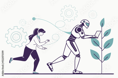 Vector Illustration of AI Assistants.svg