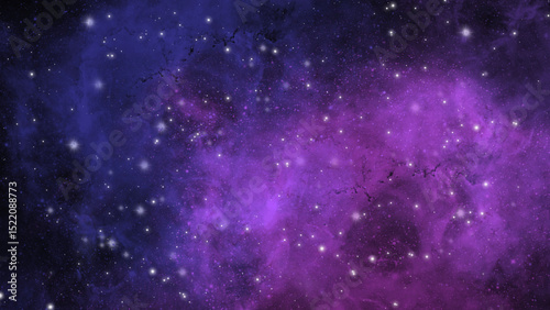 Wallpaper Mural Galaxy Background with Stars and Nebula in Deep Space Torontodigital.ca