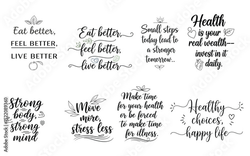 Positive Affirmations for Self-Care and Wellbeing Design Bundle, printable Inspirational Quotes for Mugs and Sublimation