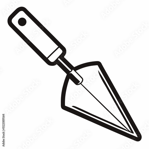 trowel isolated on white background