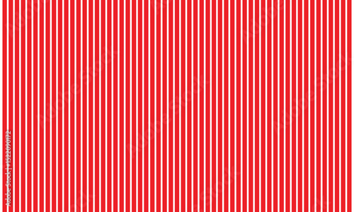Vertical red and white stripes background. Seamless and repeating pattern. Editable template. Vector illustration. EPS 10 . 