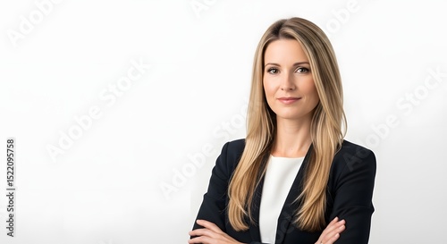Professional woman portrait business attire confident executive businesswoman corporate headshot