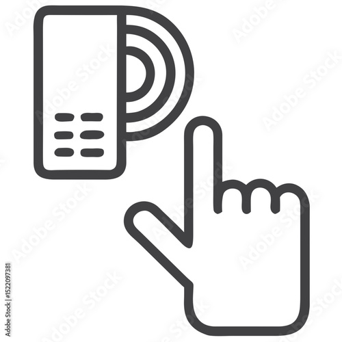 Credit Card Payment Icon for E-commerce Websites, Financial Apps, Retail Transaction Graphics, Business Checkout Systems and Digital Payment Tutorials