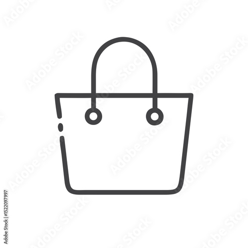 Shopping Bag Icon for E-commerce Websites, Retail Apps, Sale Promotions, Consumer Blogs and Online Marketplace Platforms