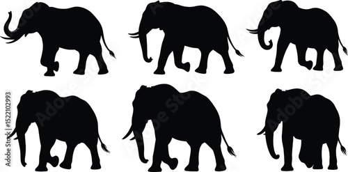 elephant silhouettes