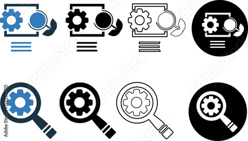 Engine, optimization, search, setting, settings icon