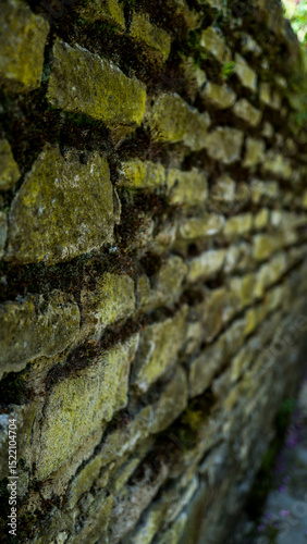 Steinwand in der Stadt Mainz