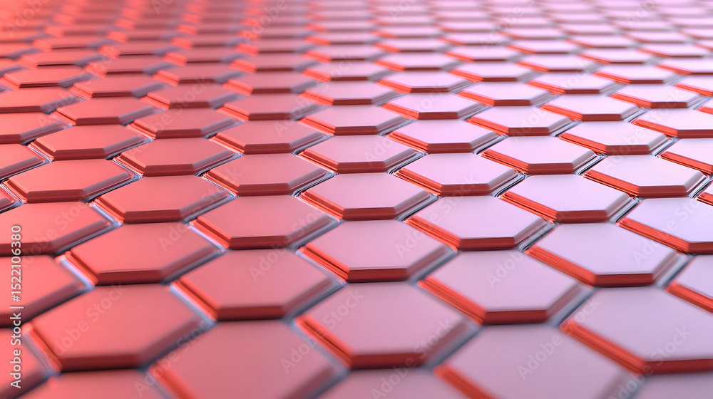 Obraz premium Abstract Geometric Hexagon Pattern Background