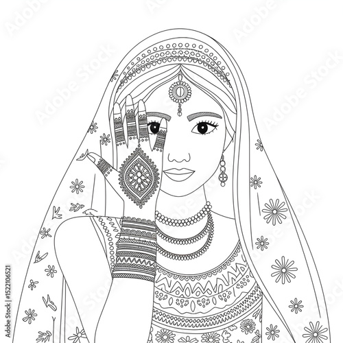 girl with  beautiful look 