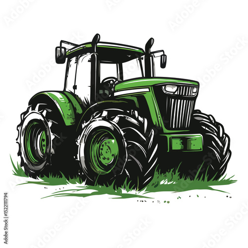 tractor with a tractor
