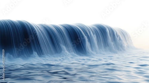 Waterfall cascading over rocks, tranquil scene, isolated, nature, background, peaceful, aesthetic, stock photo