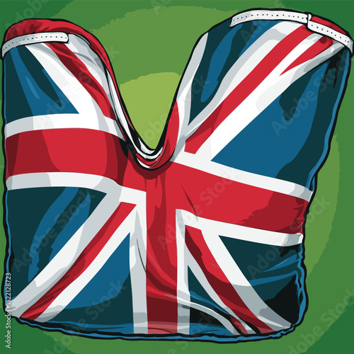 comic style vector punching bag image for graphic design
