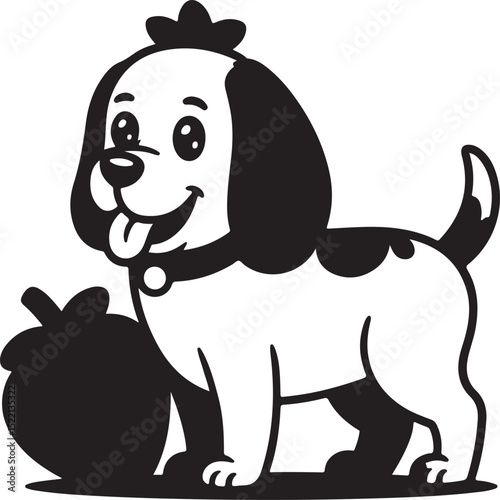 Dog silhouettes