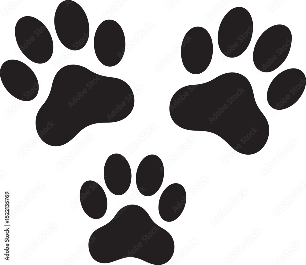 Fototapeta premium Dog silhouettes