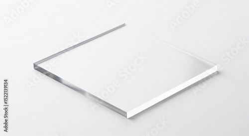 Wallpaper Mural Acrylic tile isolated on white background in a minimalist style   Torontodigital.ca