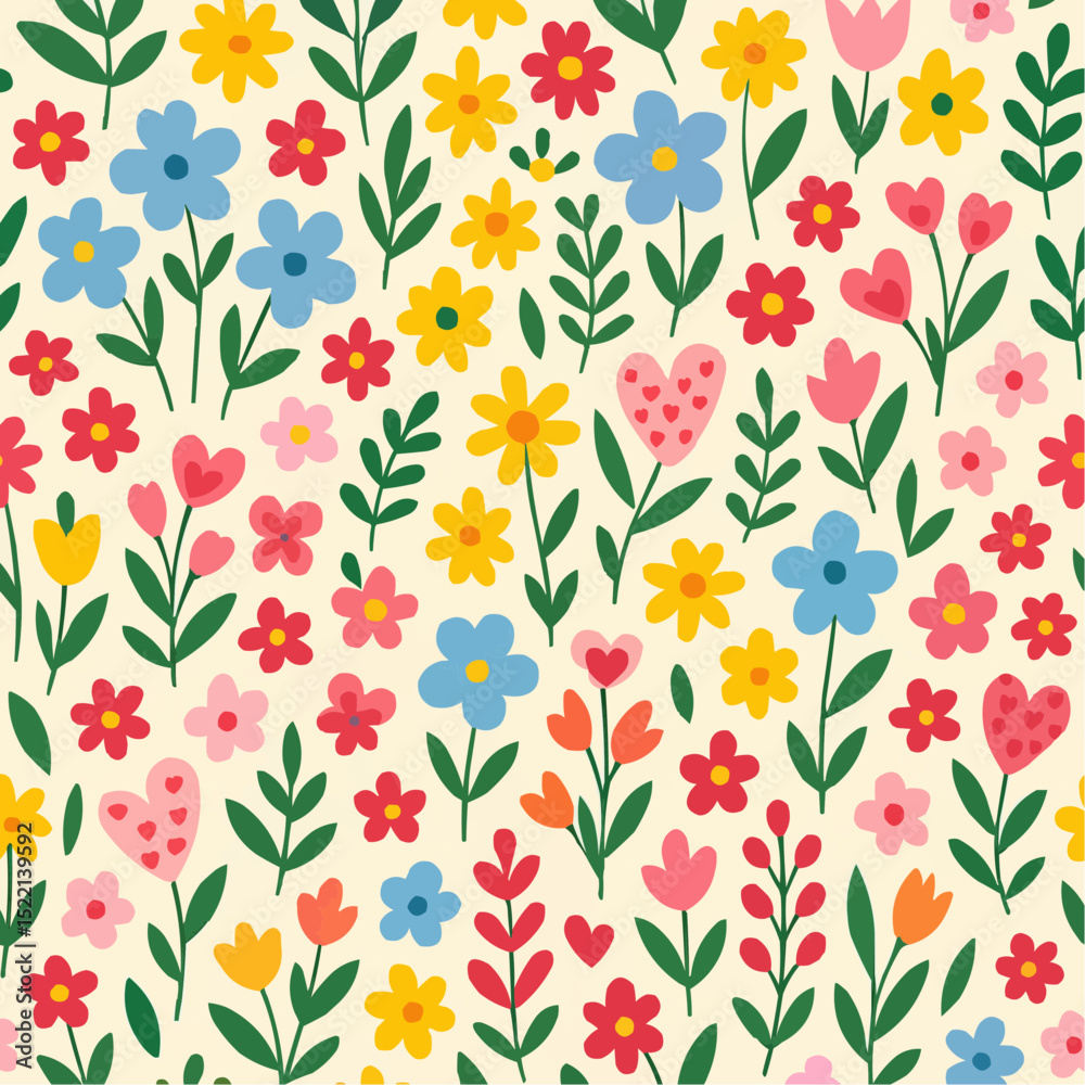 Floral seamless pattern illustration
Floral seamless pattern illustration