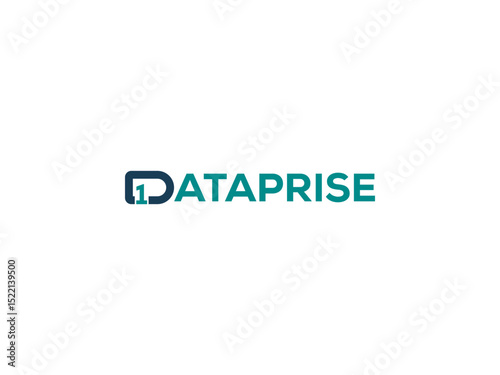  Solid icon vector illustration. For website design, logo, app, template, Growing graph icon and Dataprise logo Design.