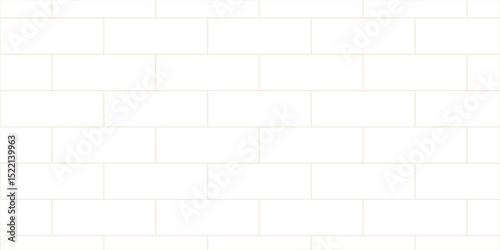 White brick wall background. pavement tiles architecture construction stone block brick wallpaper. seamless building cement concrete wall grunge background.	
