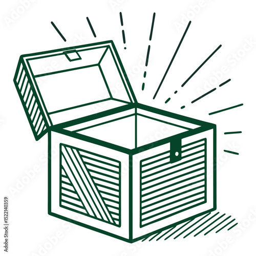 A Box Filled With Secrets Mystery Hidden Box Symbol