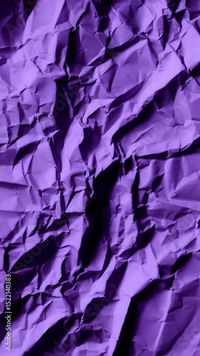 Deep Purple Crumpled Paper Texture Background