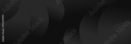Abstract pattern black geometric banner design background.