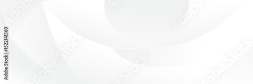 Abstract pattern white geometric banner design background.
