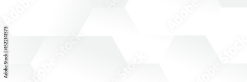 Abstract pattern white geometric banner design background.
