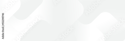 Abstract pattern white geometric banner design background.
