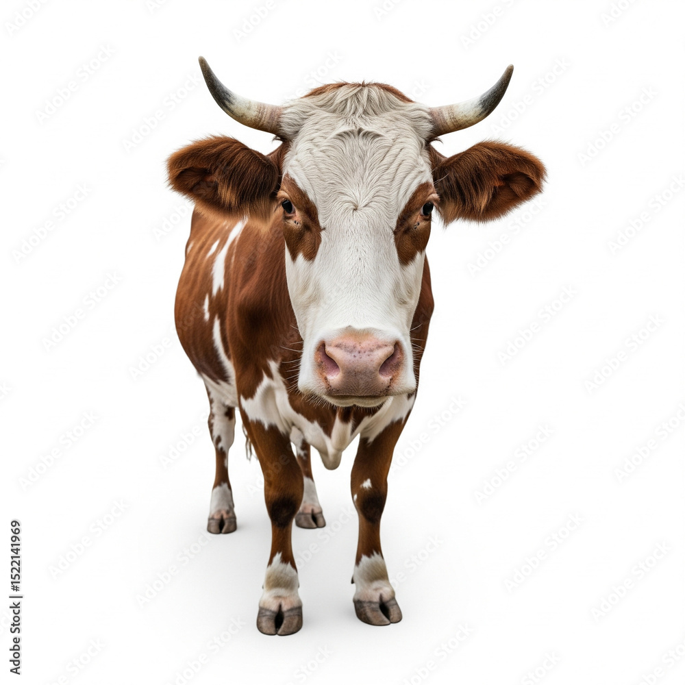 Naklejka premium cow isolated on transparent background