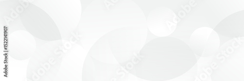Abstract pattern white geometric banner design background.
