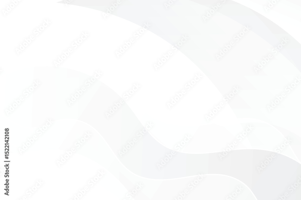 Obraz premium background with abstract light gray and white line curve smooth modern wave texture with space background vector illustration
