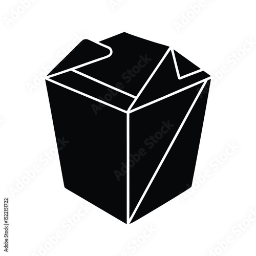 milk carton isolated on white